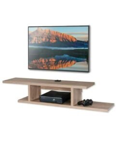 MODERN HOME Floating TV Cabinet Stand Wall Mounted Media Console Shelf - Beige