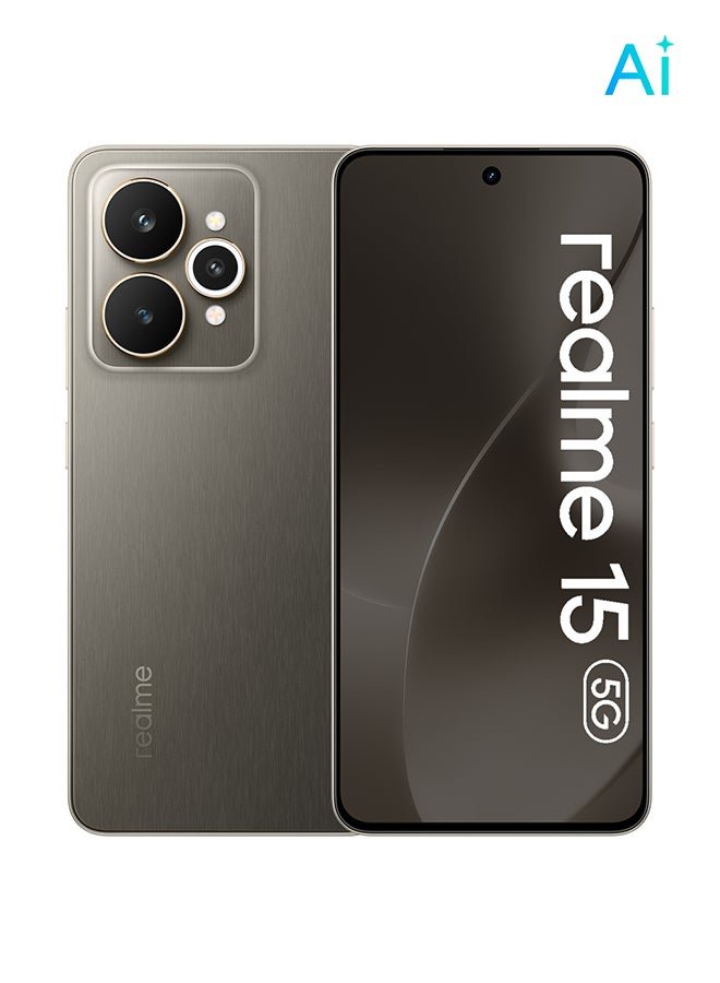 realme 15 5G AI Dual SIM Suit Titanium 12GB RAM 256GB - Middle East Version