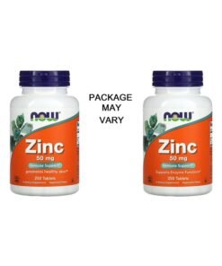 Now Foods Zinc 50 Mg Immune Support Dietary Supplement 250 Tablets