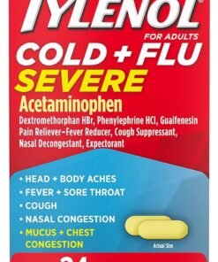 Tylenol Cold + Flu Severe, Acetaminophen 24 Caplets