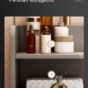 NKX Multifunctional Makeup Vanity Dressing Table with Drawers 95 CM