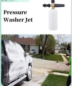 HALAMODO Car Pressure Washer Jet Quick Release Adjustable Snow Foam Lance Foam Cannon Foam Blaster Compatible with Karcher K Series K2-K7 Manual Pressure Washer