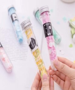 JRT Flavour Design Tube Shape Bottle Paper Soap Clean Soft Bath For Travel (2 Piece)