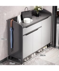 NKX Luxury Multifunctional Entryway Shoe Cabinet & Drawer Storage 90 CM