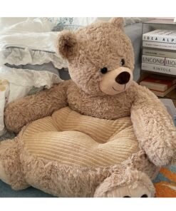 Alternative view of Arabest Cute Cartoon Sofa Chair with Memory Foam Padding, Reading Sofa for Kids, Teens and Adults, Lazy Sofa for Living Room, Bedroom