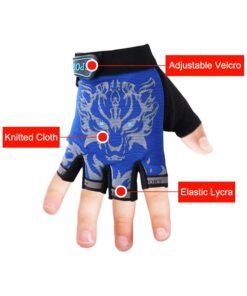 Alternative view of Oasisgalore Kids Half-Finger Gloves - Multi-Sport, Breathable & Shock-Absorbing