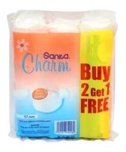 Sanita Charm Makeup Pad, 80 Pcs