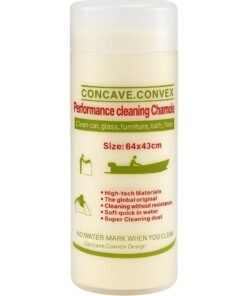 3D Concave Convex Performance Cleaning Chamois – Ultra Absorbent Car, Glass & Household Cleaning Cloth 64x43cm