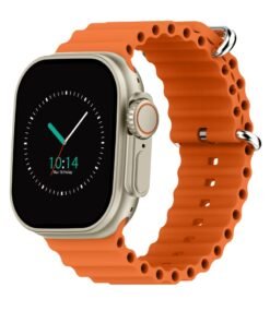 Faster Smart Watch Ultra - 2.04" AMOLED Display, Bluetooth Calling, Fitness Tracker, Sports Modes, Heart Rate and Sleep Monitoring, IP68 Waterproof, 250mAh Battery, Compatible with Android and iOS