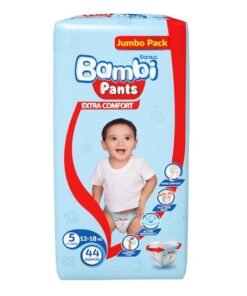 Sanita Bambi Sanita Pants Baby Diapers, Size 5, X-Large, 12-18 Kg, Jumbo Pack, 44 Pants