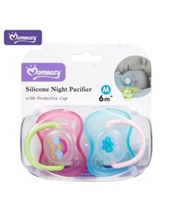 Momeasy Physiological Pacifier – 2 Pcs Pack Assorted Colors