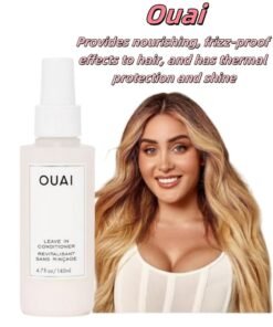 Ouai Leave In Conditioner Heat Protectant Spray Prime Hair Smooth Flyaways Add Shine Detangler No Parabens Sulfates Phthalates 47 oz
