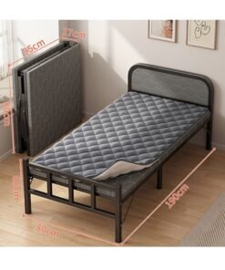 Alternative view of keke Portable Folding Bed with Ice Silk Design Matress 80 cm