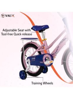 Vaux Starlette Road Bike || 16 Inch Wheel Size || For Kids || Adjustable Seat || Light Pink - Image 5