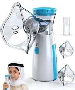 Univer Tang Portable Mesh Nebulizer Machine,Mini Vaporizers, USB  & AA Battery Powered Handheld Ultrasonic Mesh Inhaler,Two Ways To Use For Adults And Kids for Breathing Problems