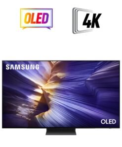 Samsung 77 Inch OLED TV, S90F, 4K, NQ4 AI Gen3 Processor, 4K AI Upscaling Pro, OLED HDR+, Motion Xcelerator 144Hz,  Vision AI Smart TV, QA77S90FAEXZN (2025 - UAE Version) S90F GRAPHITE BLACK