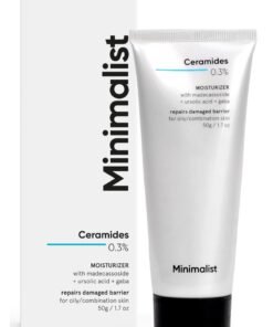 MINIMALIST 0.3% Ceramide Barrier Repair Moisturizing Face Cream For Oily Skin | Lightweight And Hydrating Formulation
