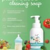 Splendors 500ml Baby Bottle Cleanser Toy Cleanser Instant Foaming Soap Baby Feeding Bottle Cleanser Hypoallergenic Soap Baby-safe Easy-to-clean