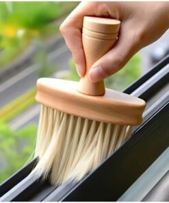 LANGMANNI 1pc Multipurpose Crevice Cleaning Brush, 15.7cm Window Groove Dirt Remover, Unscented Home Kitchen Bathroom Cleaning Tool for Hotels