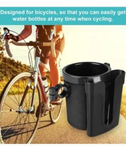 UNUNS 3-In-1 Bike Cup Holder,Motorbike Handlebar Water Bottle Holders+Cell Phone Holder+Keys Holder,Multifunctional Cup Holder For Baby Bottles,Drink Bottle,Beverage Cup,Fit Bicycle Motorcycle Scooter Boat - Image 5