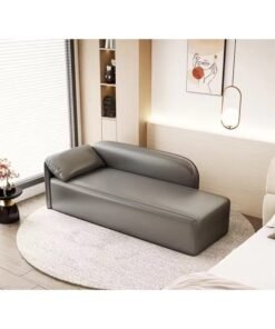 Modern Minimalist Faux Leather Sofa