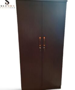 SULSHA 2 Door Wooden Wardrobe Cabinet Cupboard Engineered Wood Perfect Modern Stylish Heavy Duty