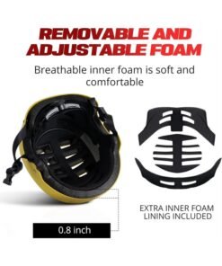 LAMAY Multi-Sport Scooter, Bicycle Helmet, Roller Skating Helmet, Skateboard Helmet for Adults, Youth & Kids | Kids Helmet, Bike Helmet for Men & Women | Impact-Absorbing Core (Size : L) - Image 5