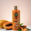 Berg Natural Brightening Papaya Exfoliating Shower Gel & Scrub – Vitamin B₆ & E for Smooth, Soft Skin (500 ml)
