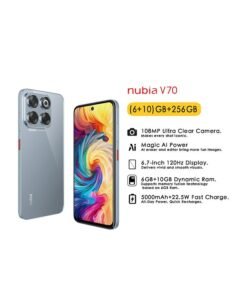 ZTE Nubia V70 Dual SIM Stardust Gray 6GB+10GB RAM 256GB 4G - Middle East Version