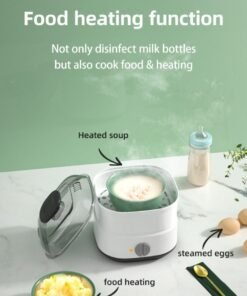 Gonice Baby Bottle Warmer,  Baby Bottle Steam Sterilizer Dryer Machine for Baby Milk Breastmilk Formula - Image 4