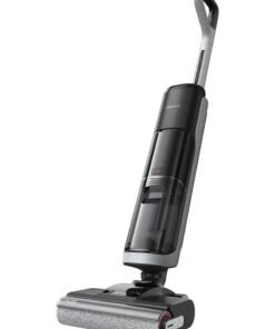 Dreame H14 Wet-Dry Vacuum Cleaner, Brush Washing & Hot Air Drying at 60°C, 180° Lie-Flat Reach, Quick Drying in 5 min, Self-Cleaning with Dual Rotations, 18kPa Suction Power, Dual-Edge Cleaning 200 W H14 Black