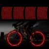 ShebSheb 32Pcs Rim Reflective Stickers for Bikes – Waterproof, Adhesive Reflective Tape, Rim Reflective Strip for Nighttime Safety Warning, Suitable for Bicycles, E-Bikes, and Motorcycles, etc.
