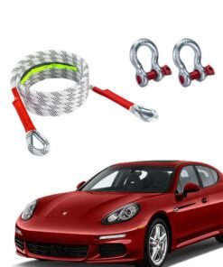 GROIC Kinetic Recovery Tow Rope, 10T Recovery Rope with Reflective Strip,Tow Ropes for Trucks,Heavy-Duty Tow Straps for SUV, ATV, Car, Tractor,Vehicles Emergency Recovery Securing Tool