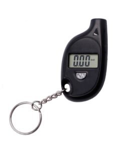 LCD Digital Tire Pressure Gauge Mini Tyre Air Pressure Gauge with Keychain for Car Truck Motorcycle