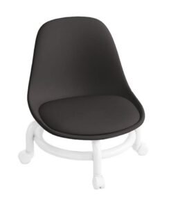 brunson Low Roller Seat Low Stool with 360° Rotating Wheel Pulley Low Stool Backrest with Wheels Household Small Chair Wheel Stool Chair