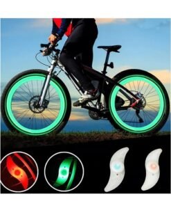 STL 4 Pack Bike Spoke Lights, LED Bike Wheel Lights Keep Safe Decorations with 3 LED Flash Modes - Image 5