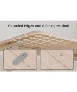 Alternative view of Anovara Standing Desk Height Adjustable Desk Standing Desk Adjustable Stand Up Office Computer Desk (Beige, 120cm)