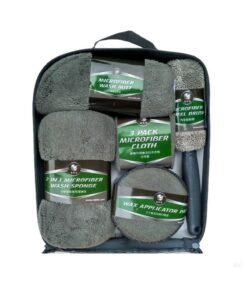 9-Piece Car Washing Cleaning Kit Microfiber Cleaning Cloth For Cars With Washing Sponge