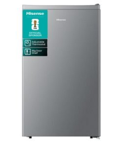 Hisense Gross 122L/Net 93L Single Door Refrigerator Fridge RR122D4ASU, Adjustable Thermostat, Big Door Shelf, Separate Chiller, Reversible Door, Low Noise, Child Lock RR122D4ASU Silver