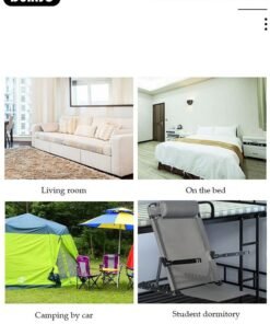 Alternative view of DUNISO Lifting Bed Backrest,Adjustable Sit up Back Rest Multifunctional floor Chair for Bed, Adjustable Bed Backrest Support with Head Pillow for Neck, Head, Lumbar Support,Folding Chair