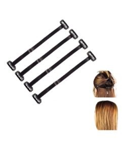 ORiTi 4 PCS Instant eye Face Lift Band Invisible Hairpin,Facelift Bands with Clips,,Reusable Face Lift Tape,Invisible Lifting Straps