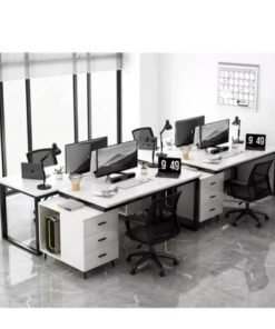 Alternative view of Computer Table Home Office Desk Table Computer Study Table, Simple Writing Table,Sturdy Office Table, Computer and Multifunction Table Home Office Workstation with 3 Drawers