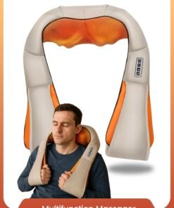 Neck and shoulder massager with Heat, Neck Massager with 3D Kneading Shiatsu Message Device, Body Massager Massage Machine