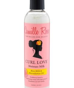 Camille Rose Curl Love Moisture Milk 8oz Hydrating Leave-In for Soft & Defined Curls Vanilla Scent