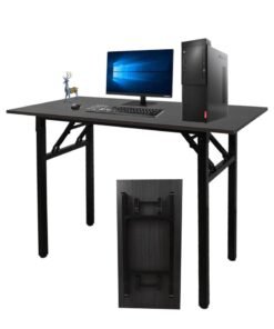 Meishida Foldable Desk Study Computer Table Portable Writing Desk Space Saving Folding Table