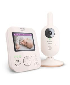 Philips Avent VIDEO Baby MONITOR, CORAL CREAM BEIGE | No.1 Brand Recommended by Moms Worldwide