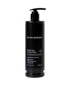 world amenities Blind Barber Hand Soap and Body Wash for Women and Men - 13.5 Fl Oz Body Care Liquid Soap
