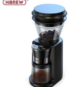 HiBREW Automatic Burr Mill Electric Coffee Grinder with 31 Gears for Espresso American Coffee Pour Over Visual Bean Storage G3