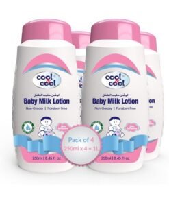 Cool & Cool Pack Of 4 Baby Milk Lotion - 250Ml