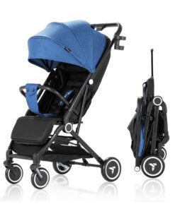 TEKNUM Travel Cabin Stroller With Coffee Cup Holder - Blue